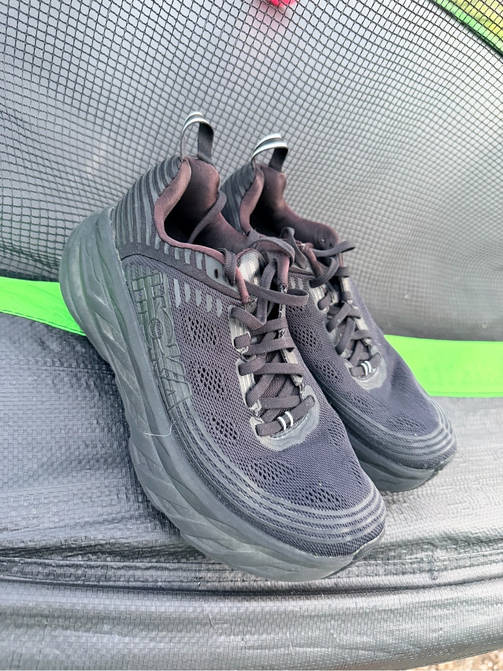 Hoka BONDI 6 women Black Athletic Running Shoes